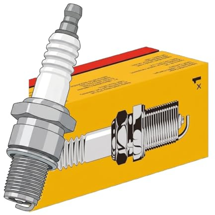 Spark plug Zündkerze kompatibel mit Motorrädern Rollern NGK (CR7HS)