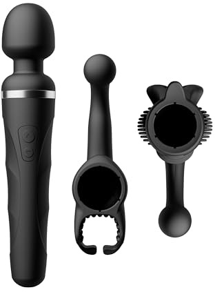 Masajeador Varita Vibrador LOVENSE Domi 2 para Adultos + Accesorio Masajeador Varita Domi 2 para Hombres + Accesorios Masajeador Varita Domi 2 para Mujeres Kit de Regalo para Placer de Parejas