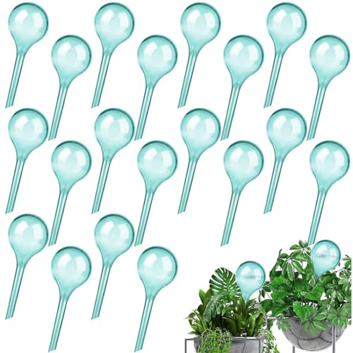 20 blauer See Bewässerungskugeln für Pflanzen,automatische Bewässerung,klare selbstbewässernde Kugeln,Bewässerungskugeln,Garten,Wassergerät,Zimmerpflanze,Bewässerung,Tropfbewässerungsgerät