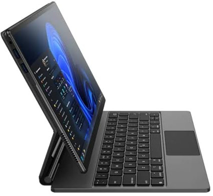 Tableta de 13,0 pulgadas para Windows 11 2,2K IPS 60Hz 2160 * 1440 tableta inalámbrica con panel táctil con diseño magnético flotante,Black-8G+1TB