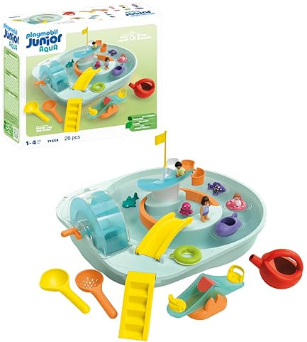 PLAYMOBIL Wasserbahn mit Wasserspielplatz