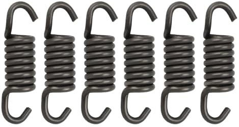 eMagTech 6 molle frizione compatibili con tosaerba, decespugliatori, scooter, 43 CC - 52 CC, frizione tipo GTS, 41,8 x 11 mm, parte di ricambio per motosega