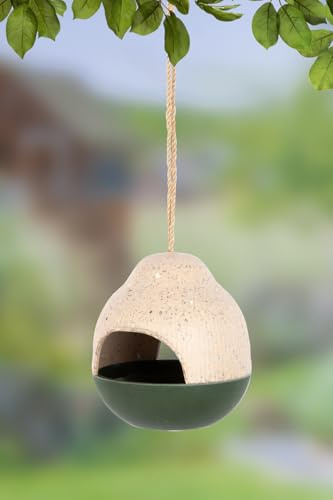 CULT at home Vogeltränke Garten für kleine Vögel– Vogelbad stehend Balkon – Schale Vogel Tränke Insektentränke Garten – Vogeltränken für draußen zum Aufhängen Aufstellen - Höhe 20 cm