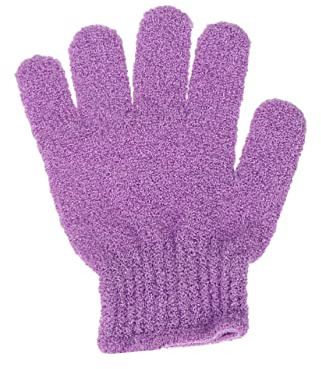 OSOLADY 10pcs Silkify Exfoliating Gloves Bathing Scrubbing Mittens Shower Towels Body Peeling Glove Random Color