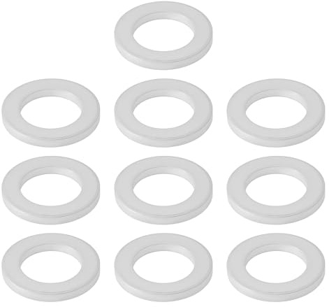EMSea Lot de 10 Joints D'étanchéité en Aluminium 12,2 X 20 X 2 Mm Adaptés Aux Vis de Vidange D'huile Automobile