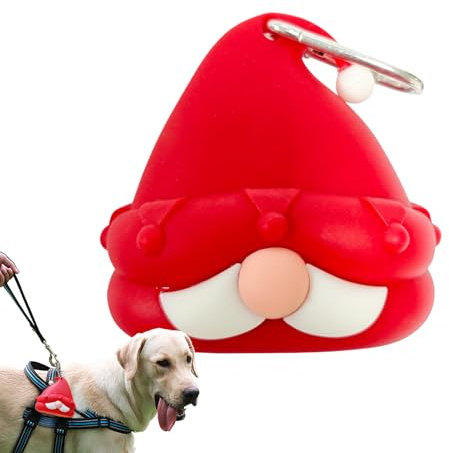 Soporte para bolsas de excrementos de perro – Transportador ligero en forma de enano, contenedor portátil para bolsas de excrementos de mascotas, herramienta duradera al aire libre | Perfecto para