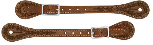 Weaver Leather Dünne Sporenriemen, Stacheldraht, Braun