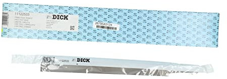 Dick 11122533 Präzisionsfeile Flach 25, 3 x 6, 3 mm Hieb 3