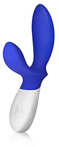 LELO LOKI Wave Massaggiatore Prostatico Prostata Vibratore Uomo con 12 Impostazioni e Design Impermeabile, Sex Toys, con Tecnologia WaveMotion, Federal Blu