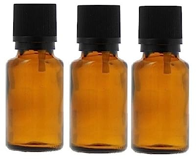 Lot de 3 flacons 30 ml en verre avec codigoutte - MY COSMETIK - Pack de 3 x 30 ml