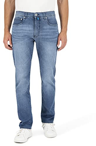 Pierre Cardin Herren Jeans Lyon | Männer Hose | Tapered Fit | Blue Used Buffies Washed | Blue Used Buffies 8006 6824 | 36W - 32L