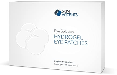 inspira: cosmetics Skin Accents Eye Solution Augenpads mit Hydrogel - spendet Feuchtigkeit und glättet für müde Augen und Schwellungen 5 g