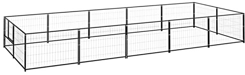 Chusui Hundgård, hundpark, hundbur, hundhus, hundstaket, hundkorral, hundfäktning, hundkorral, 10 m² svart