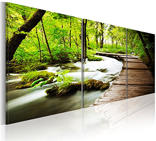 B&D XXL - Akustikbild 135x45 cm Bilder mit Akustikschaumstoff Hochleistungsschallabsorber Schallschutz Leinwandbild XXL 1 tlg Wandbild c-B-0021-b-e