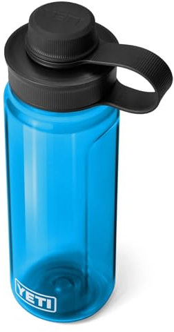 YETI Yonder Water Bottle with Tether Cap, Big Wave Blue, 25 oz (750 ml)