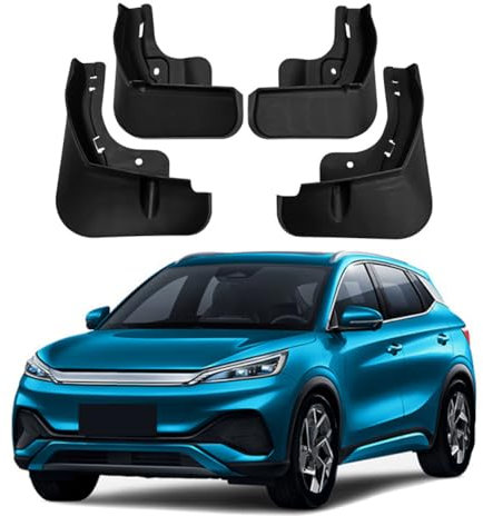 Bqieai 4PCS Auto Vorne Hinten Schmutzfänger, Für BYD Atto 03 Rad Spritzschutz Kotflügel Staubdicht Schlamm Klappen Car Styling Zubehör