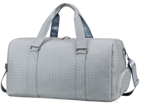 Handgepäck Tasche Sporttasche 18-Zoll-Reisetasche Für Damen, Weekender, Handgepäck, Schultertasche, PU-Leder, Sporttasche Übernachtungstasche(D)