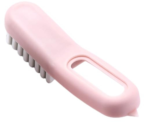 CHILDWEET Schuhreinigungsbürste Wildleder Gummischuhbürste Mit Weichen Borsten Pebble-entferner Schuhpflegewerkzeug Langlebig Rosa Für Vielseitige Schuhpflege