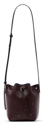 Kärleksbarn Berlin Bucketbag S DANCING LETTERS Soft Nappa vinröd, Burgund