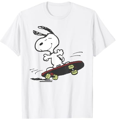 Peanuts Snoopy Skateboarddeck Epic 90er Ironic Skater Street T-Shirt