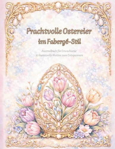 Prachtvolle Ostereier im Fabergé-Stil: Ausmalbuch für Erwachsene 30 kunstvolle Ornamente zum Entspannen
