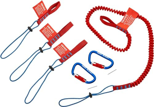 KNIPEX Sicherungssystem-Set, 00 50 04 T BK | 1 x 00 50 01 T BK, 3 x 00 50 02 T BK, 2 x 00 50 03 T BK in Blister