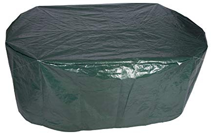 Laneetal Copertura per Mobili da Giardino Tavolo Ovale Copertura Protettiva Mobili da Giardino Cover PE 180x120x70cm