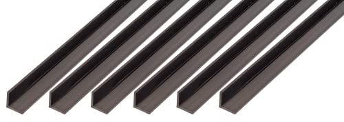 Alberts 499037 Winkelprofil | Kunststoff, schwarz | 1000 x 30 x 30 mm | 6er Set