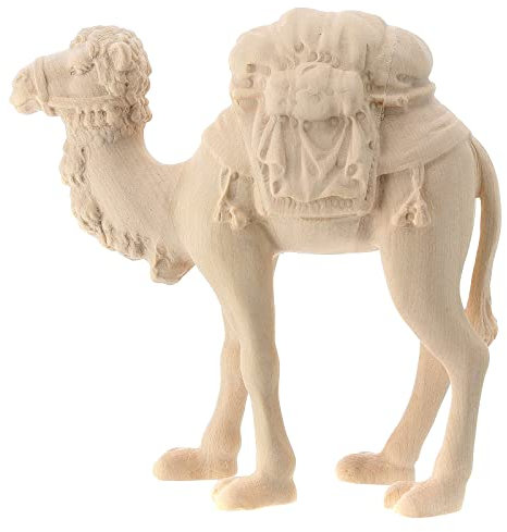 Holyart Kamel mit Taschen für Raffaello-Krippe Grödnertal, 10 cm