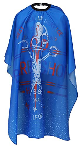 Lurrose Barber Cape Hair Cutting Cape Hairdressing Cloth Apron Salon Gown for Men Women Barber Shop