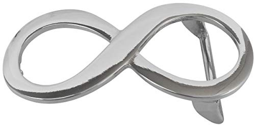 Gürtelschnalle Infinity 4,0 cm | Buckle Wechselschließe Gürtelschließe 40mm Massiv | Wechselgürtel bis 4cm