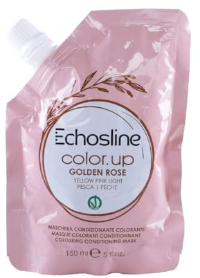 New EchosLine Color Up - konditionsmask färgämne - gyllene ros (persika) - 150 ml