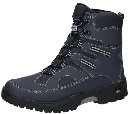Lico Stivali da neve Flake da uomo, Blu marine/grigio, 43 EU