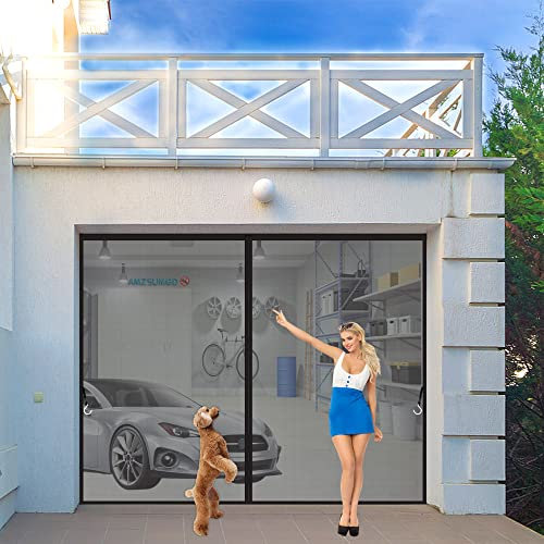 Mosquitera Magnética para Puertas 90 x 260 cm Cortina Protección contra Insectos para Puerta de Balcón Sala de Estar Puerta de Patio Pegado sin Taladrar Negro