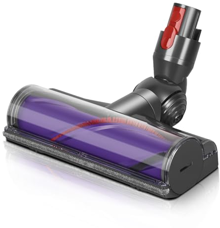 DrRobor Spazzola Motorizzata per Dyson V7 V8 V10 V11 V15, Testina di Turbo Elettrica di Ricambio per Pavimenti duri e Tappeti
