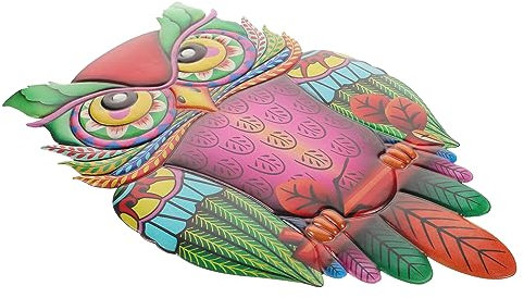 Milisten Eule Metall Skulptur Eisen Kunst Hängen Ornament Bauch Einzigartige Hause Dekorative