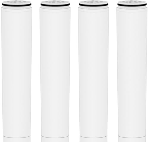 sieloonger Lot de 4 filtres de douche compatibles avec le système de filtre de pommeau de douche Cobbe pour eau dure, filtre de rechange pour pommeau de douche