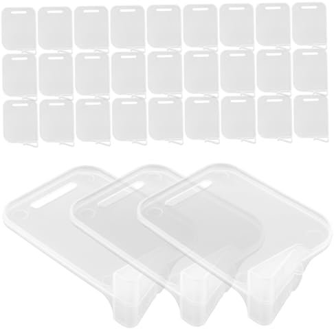 Artibetter Fridge Separator Plastic 7.5 X 5.5 CM Multipurpose Freezer Dividers for Household Fridge Storage 40Pcs