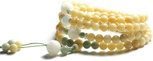 Bodhi armband,Mala Prayer Beads Armband,108 Bodhi Beads Armband Tibetan Buddhist with Lotus Accessories Smycken Meditation Wood Mala Prayer Bead Halsband 8mm