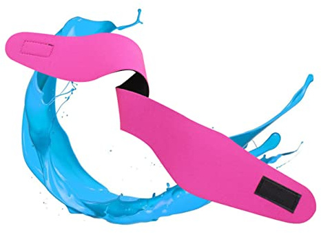 WOONEKY Neopren Schwimmstirnband mit Ohrschutz Verstellbares Yoga und Taucher Ohrband Großes Stirnband für Kinder und Erwachsene Schutz vor Wasser Beim Schwimmen und Wassersport