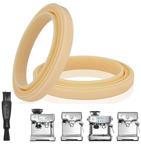2pcs Coffee Machine Brew Group Head Seal Gasket54mm Silicone Steam Ring Grouphead Gasket Replacement Part with Sage Barista Express BES875UK SES875BKS SES875 SES875BTR2GUK1