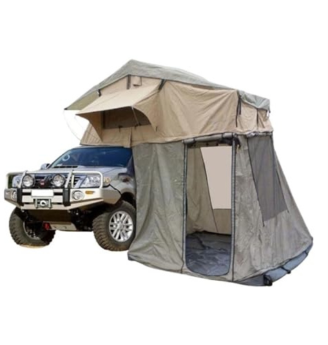Tente de Toit for SUV et Pick-up, 3-4 Personnes, en Tissu imperméable 600D, Montage Rapide, avec Matelas et échelle, idéale for Le Camping Tout-Terrain en Toutes Saisons.(1.6M Width)