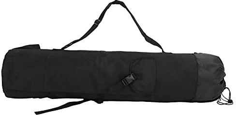 CAGUYLONA Mehrzweck-Angeltasche, Verstellbarer, zusammenklappbarer Aufbewahrungskoffer für Angelruten, Stangen, Rollen, Köder, Angelgeräthalter mit großer Kapazität und Mehreren Taschen, (Schwarz)