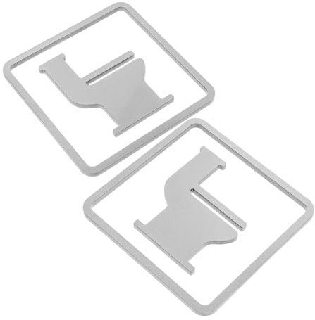 BESTYASH 2 Stück Wc Schilder aus Acryl Moderne Badezimmer Toilettenschilder für Herren und Damen Wandmontierte Türschilder für Büro und Gewerbe