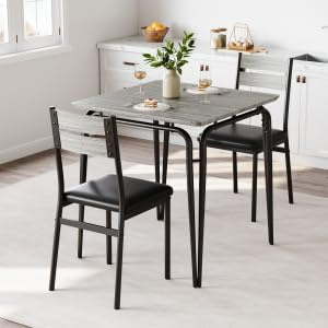 Garvee Sillas de Comedor Modernas – Pack de 2 Unidades, Diseño Minimalista para Cocina o Comedor, Fáciles de Limpiar y Montar, Asiento Cómodo