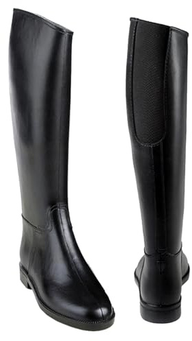 EQUISTAR Equiessentials Cadet Flex Ladies Rubber Boots 9 Bl Black