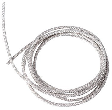 Zerone Câble de haut-parleur 32 brins plaqué argent résistant aux températures élevées en cuivre torsadé pour réparation de câble de caisson de basses (1 mètre)