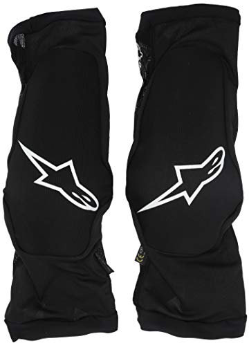 Alpinestars Paragon Plus - Protector de rodilla para hombre, color negro y blanco, talla 2XS
