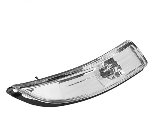 Qiilu Carcasa de Luz indicador de Espejo retrovisor Lente indicadora de Espejo de ala de Puerta Transparente para MK7/MK7.5 2009-2017 (Lado Derecho)