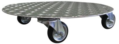Schwerlast Pflanzenroller AluGrip-SR560 bis 560kg Indoor Outdoor Alu (AluRiffel5/6,5-Ø450)